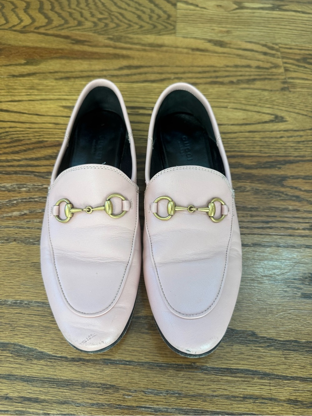 Gucci Brixton Loafers Pink Size 36